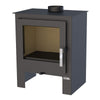 Formentor Holzofen 11 kW: Effizient, Doppelverbrennung, Holzscheitablage, Ecodesign, CE-zertifiziert