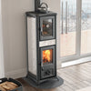 Gemma Forno 5.0 Elegante Keramik-Holzofen mit Backofenfunktion, 7,3 kW