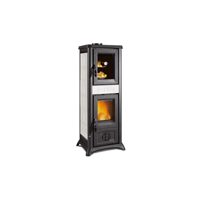 Gemma Forno 5.0 Elegante Keramik-Holzofen mit Backofenfunktion, 7,3 kW