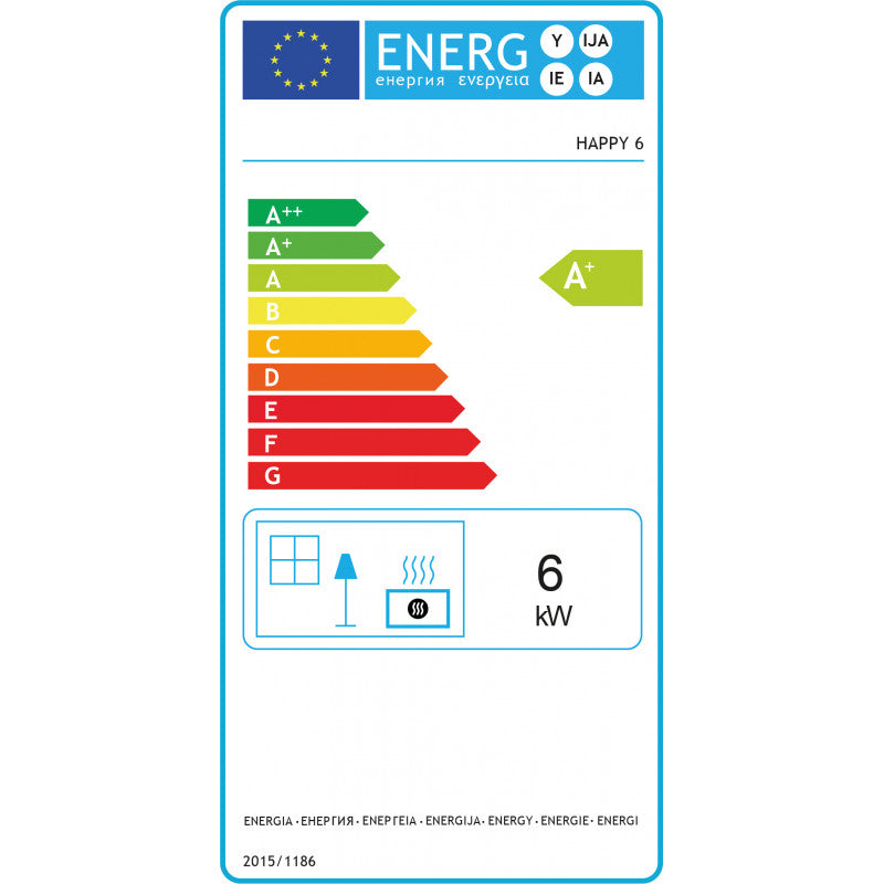 Happy MBS Holzofen 6 kW – leistungsstark, quadratisch, energieeffizient für Ihr Zuhause