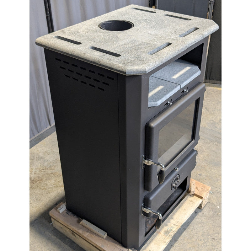MBS Hydro Thermo In Naturstein Holzofen 19 kW: Effizient, Kochfunktion, Zentralheizung