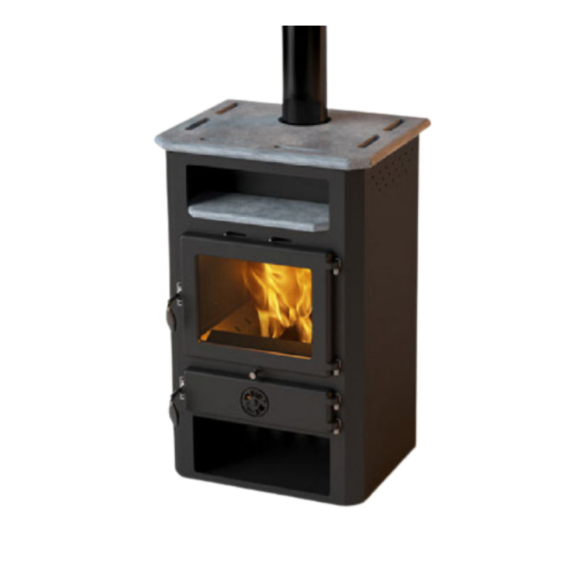 MBS Hydro Thermo In Naturstein Holzofen 19 kW: Effizient, Kochfunktion, Zentralheizung
