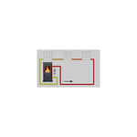 Lade das Bild in den Galerie-Viewer, Hydro Thermo Vesta Plus Holzofen 11 kW – leistungsstark und effizient
