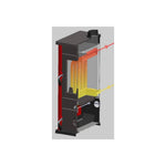 Lade das Bild in den Galerie-Viewer, Hydro Thermo Vesta Plus Holzofen 11 kW – leistungsstark und effizient
