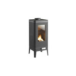 Lade das Bild in den Galerie-Viewer, Invicta Iwaki 7 kW Holzofen – kraftvoll, anthrazit, kompakt
