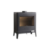 Invicta Kazan Holzofen 9 kW – quadratischer, eleganter Heizkörper mit großer Flammenansicht