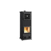 Eleganter Nova Forno Stahlholzofen mit Backfach – Perfekt für Kochen & Heizen