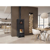 Eleganter Nova Forno Stahlholzofen mit Backfach – Perfekt für Kochen & Heizen
