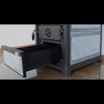 Lade das Bild in den Galerie-Viewer, Leistungsstarker Olymp Plus Holzofen mit Backofen und Kochfeld
