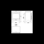 Lade das Bild in den Galerie-Viewer, Panadero Oslo Holzofen mit Kochplatte – 8 kW, Große Sichtscheibe, Hoher Wirkungsgrad
