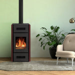 Lade das Bild in den Galerie-Viewer, Stove Italia Romana Holzofen mit Ventilator, 8 kW, 86,9 % Wirkungsgrad
