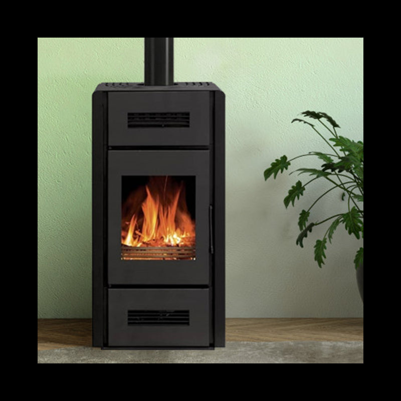 Stove Italia Romana Holzofen mit Ventilator, 8 kW, 86,9 % Wirkungsgrad