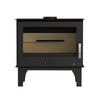 Sena Plus 12,5 kW Holzofen: Gusseisen, Stahl, 60 cm, Flamme Verte