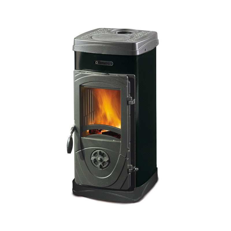 Super Junior Holzofen 5 kW kompakt, hohe Effizienz, Flamme Grün