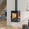 Panadero Inca Wall hängender Holzofen 8 kW – modernes Design