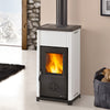 La Nordica Tea Holzofen 7 kW, 88,5% Effizienz, Flamme Verte, Ecodesign A+