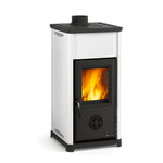 Lade das Bild in den Galerie-Viewer, La Nordica Tea Holzofen 7 kW, 88,5% Effizienz, Flamme Verte, Ecodesign A+

