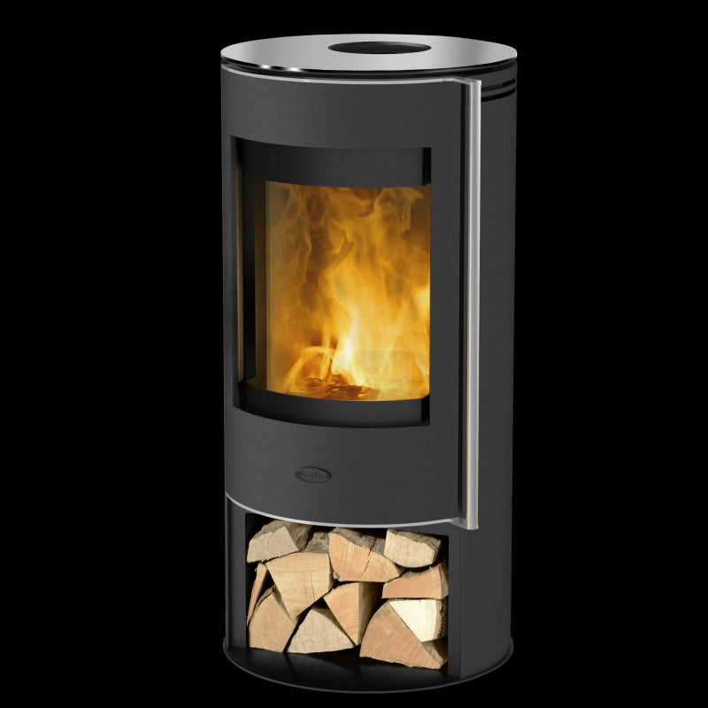 FirePlace Verona Holzofen 5 kW: Effizient, Modern, Kompakt mit Automatischer Tür