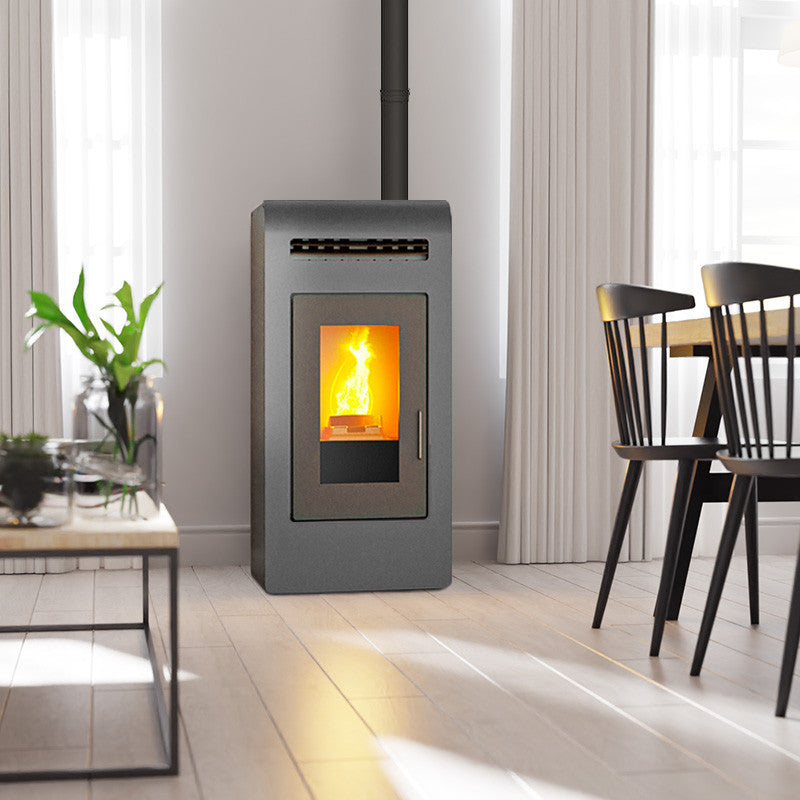 Cayenne Kanalisierbarer Pelletofen 14 kW: Effizient, Konnektiv & Langlebig