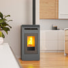 ETNA Luxe Cayenne Pelletheizung 16 kW kanalisierbar mit 23 kg Tank