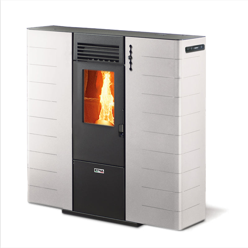 Kompaktes ETNA Ricanto 10 kW Pelletheizgerät – Extra flaches Design