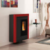 Extraflame Souvenir Steel Evo 11 kW Pelletheizung – extra flaches, kanalisierbares Design