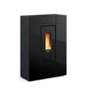 Marilena Plus AD Crystal Pelletofen: Effiziente Raumheizung mit 8 kW Leistung, schlankes Design