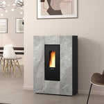 Lade das Bild in den Galerie-Viewer, Extraflame Marilena Plus AD Pelletkaminofen: Effiziente 8 kW Heizleistung mit Kanalisierfunktion

