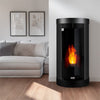 Anna 10 kW Etna Luxe Pelletheizung, wasserdicht, modernes Design