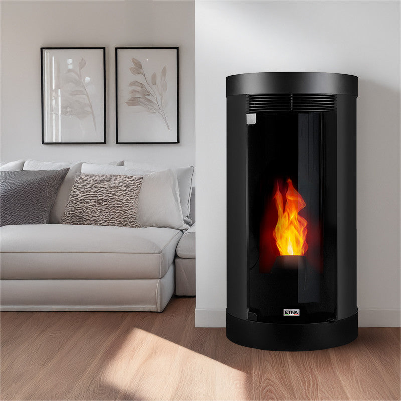 Anna 10 kW Etna Luxe Pelletheizung, wasserdicht, modernes Design