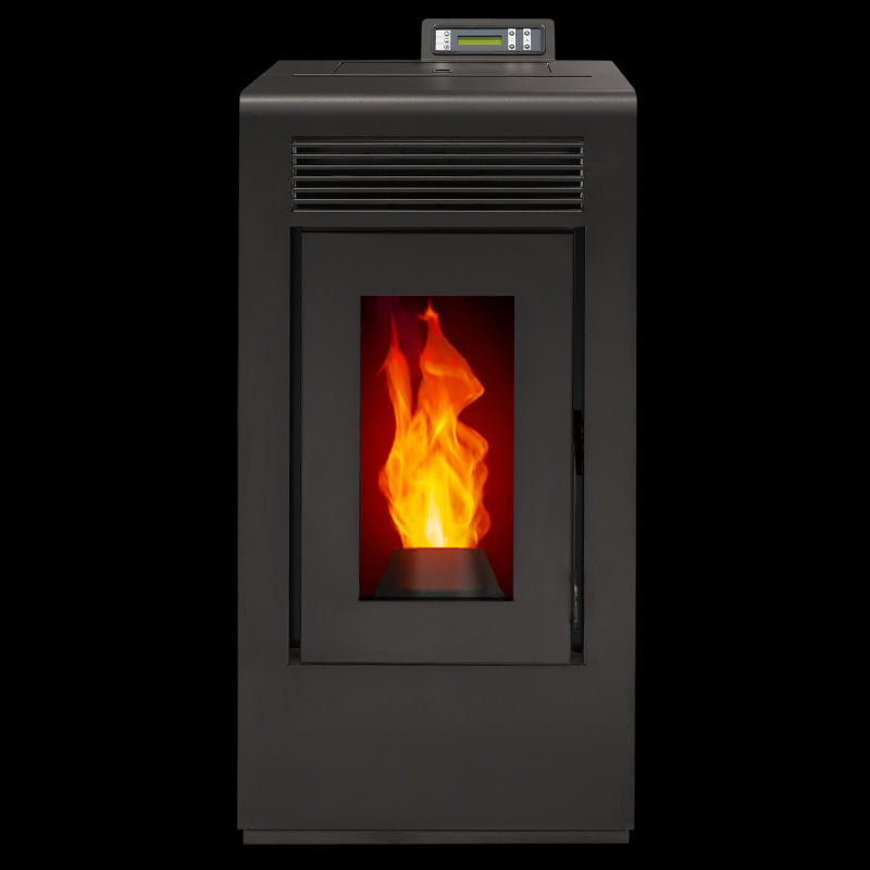Vulcano EVO 12 kW Dichter Pelletofen mit Kanalanschluss und Hohem Wirkungsgrad