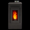 Vulcano EVO 12 kW Dichter Pelletofen mit Kanalanschluss und Hohem Wirkungsgrad