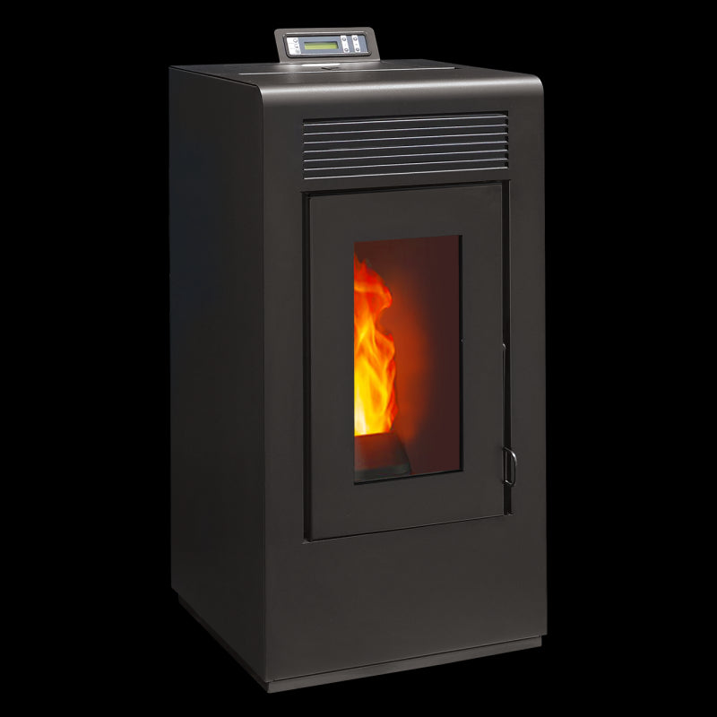 Vulcano EVO 12 kW Dichter Pelletofen mit Kanalanschluss und Hohem Wirkungsgrad
