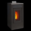 Vulcano EVO 12 kW Dichter Pelletofen mit Kanalanschluss und Hohem Wirkungsgrad
