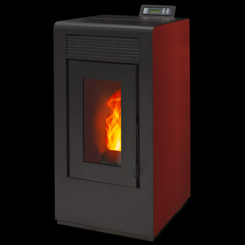 Vulcano EVO 12 kW Dichter Pelletofen mit Kanalanschluss und Hohem Wirkungsgrad