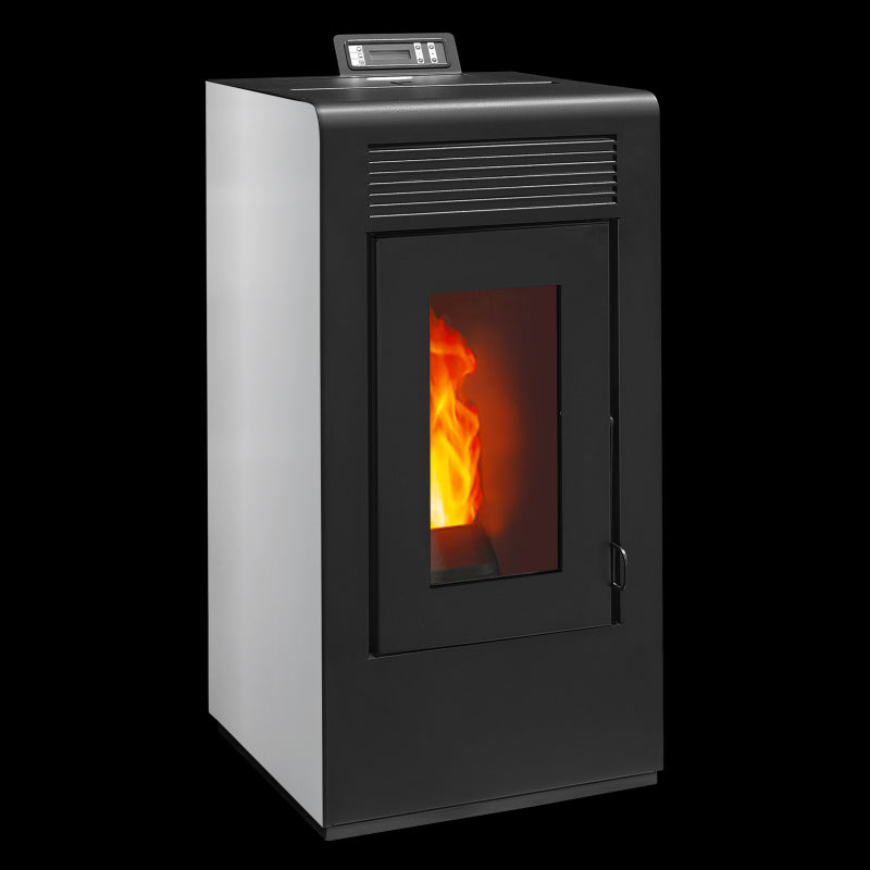 Vulcano EVO 12 kW Dichter Pelletofen mit Kanalanschluss und Hohem Wirkungsgrad
