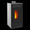 Vulcano EVO 12 kW Dichter Pelletofen mit Kanalanschluss und Hohem Wirkungsgrad