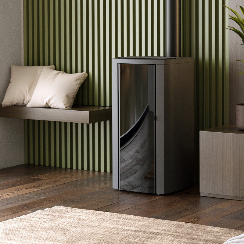 Cristallo Silenzio Up 9,2 kW Ultra‑leiser Pelletheizofen mit Wi‑Fi