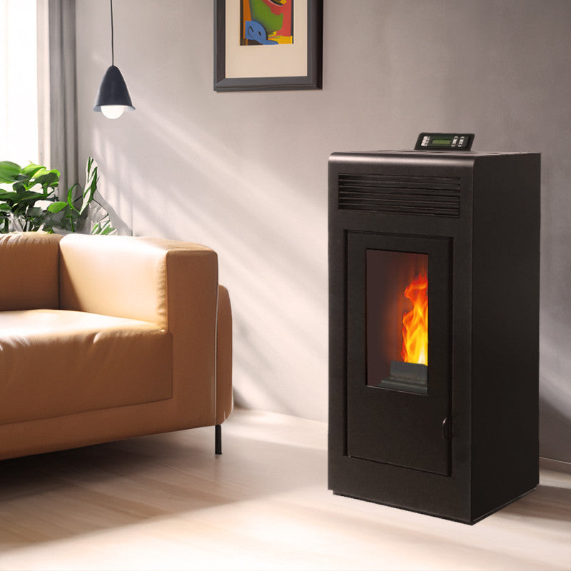 Vulcano Up 13,1 kW Pellet Ofen: Leistungsstark, Effizient, Platzsparend, WLAN-fähig