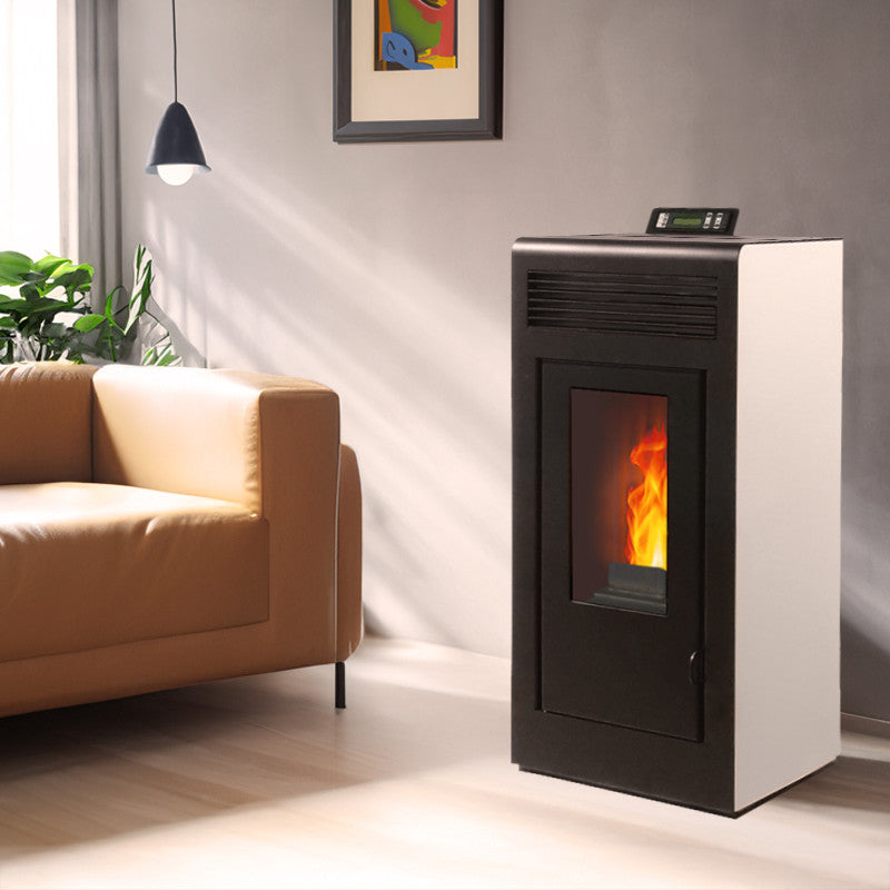 Vulcano Up 13,1 kW Pellet Ofen: Leistungsstark, Effizient, Platzsparend, WLAN-fähig