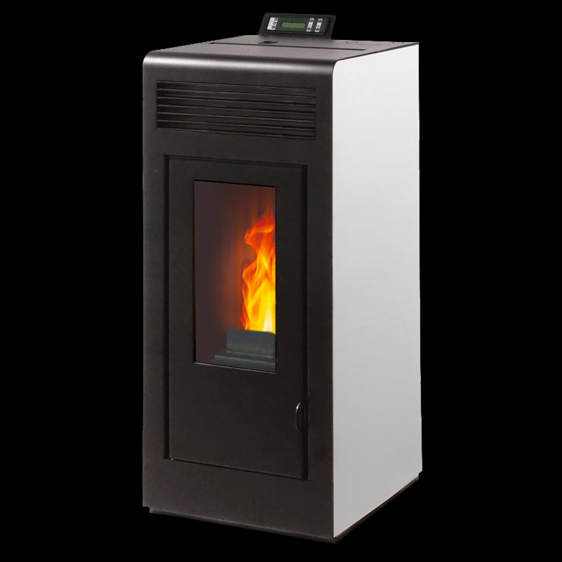Vulcano Up 13,1 kW Pellet Ofen: Leistungsstark, Effizient, Platzsparend, WLAN-fähig