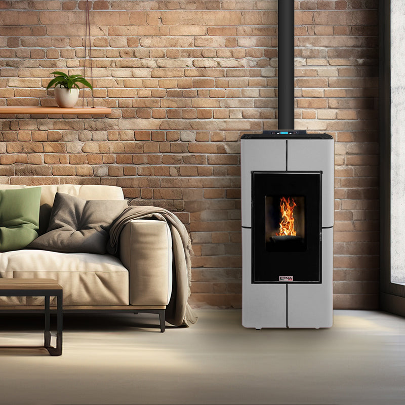 Tendenza ETNA Luxe 10 kW dichter kanalisierbarer Pelletkamin mit Fernbedienung