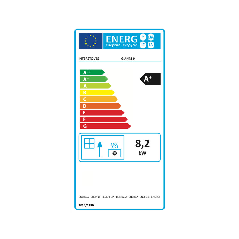 ETNA Giuliana EVO Dichter Pelletofen 9 kW: Effizient, Konnektivität, Einfache Installation