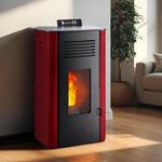 Lade das Bild in den Galerie-Viewer, Interstoves Elio Hydro Pelletofen 14 kW: Effizienter Zentralheizungs-Pelletkaminofen mit hoher Leistung
