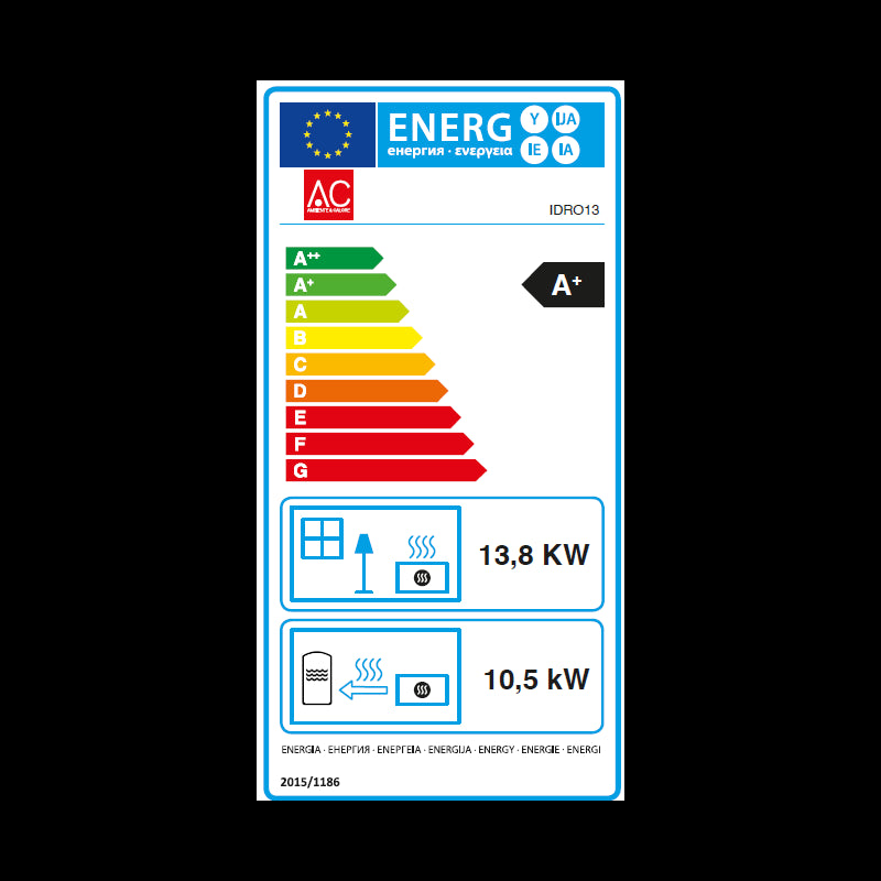 Interstoves Elio Hydro Pelletofen 14 kW: Effizienter Zentralheizungs-Pelletkaminofen mit hoher Leistung