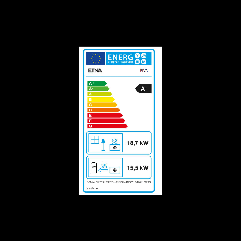 ETNA Fabio Hydro Pelletofen 19,8 kW Zentralheizung Hoher Wirkungsgrad