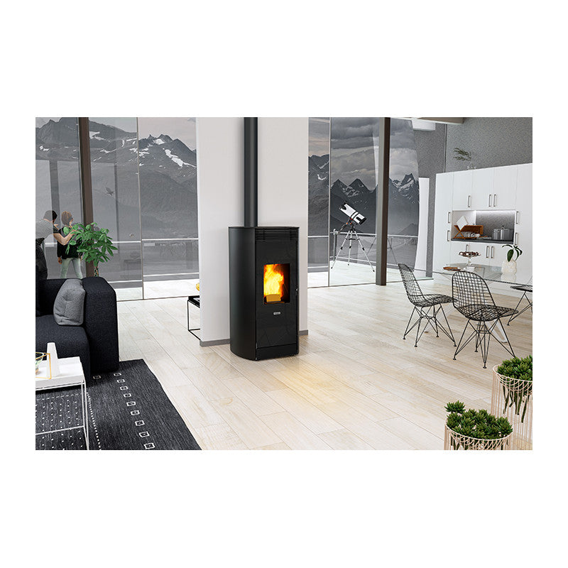 Foco MEO 6 kW Pelletöfen mit konzentrischem Abluftrohr-Kit – Effizient & Leise