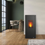 Lade das Bild in den Galerie-Viewer, ETNA Ottimo Silenzio 9 kW Pelletofen: Effizient, Leise, Smart, Kompakt, 20h Autonomie
