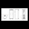 Prevert Pelletheizung 8 kW, luftdicht, Oberseitiger Abgasanschluss, rund