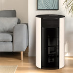 Lade das Bild in den Galerie-Viewer, Giuliana Up Pelletöfen – versiegelter Top‑Exit, 9,1 kW, schwarzes Glas
